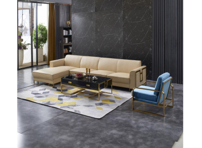 Design Tapisserie Canapé Paysage vivant Canapé d'angle Tapisserie Siège Suite Canapé en forme de L