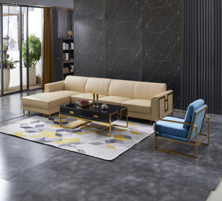 Design Tapisserie Canapé Paysage vivant Canapé d'angle Tapisserie Siège Suite Canapé en forme de L