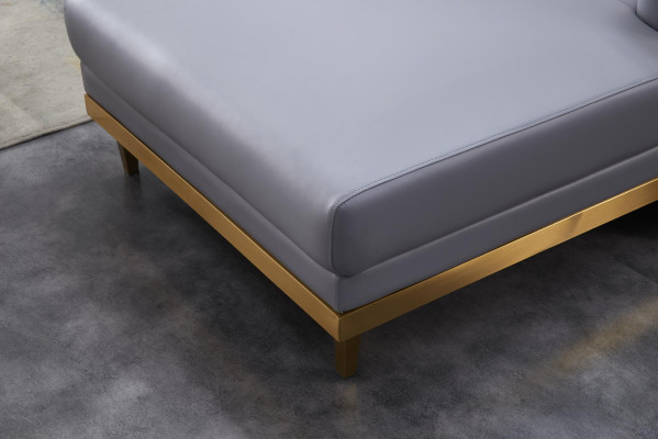Canapé d'angle Canapé Canapé Canapé en cuir Paysage de vie Mobilier de luxe Forme en L