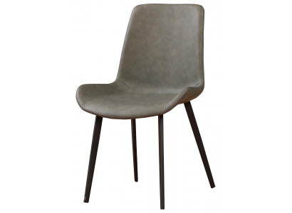 Chaise de fauteuil moderne 1x Chaise à manger TV Siège Chaise rembourrée Club Lounge