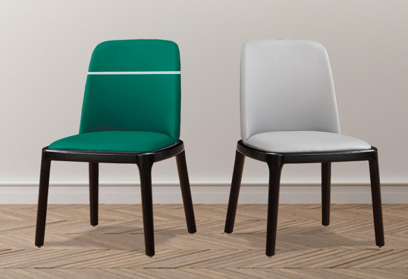 Chaise moderne 1x Fauteuil de salle à manger TV Siège de salon Chaise rembourrée