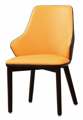 Salle à manger 1x Ensemble de chaises Siège Chaises réelles Rembourrage Lehn Designer Fauteuil en bois