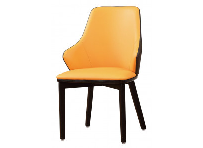 Salle à manger 1x Ensemble de chaises Siège Chaises réelles Rembourrage Lehn Designer Fauteuil en bois