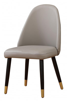 Chaise incomparable en gris pour salle à manger dans un style moderne