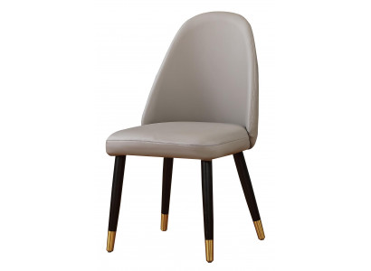 Chaise incomparable en gris pour salle à manger dans un style moderne