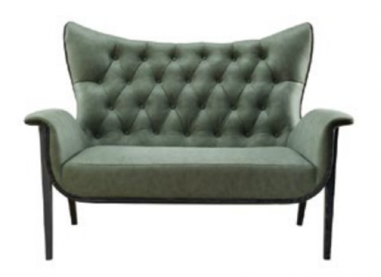Canapé Chesterfield 2 places Tissu Designer Canapés Ensemble Canapés Deux places