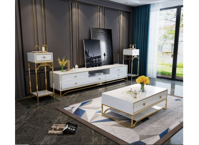 Conception moderne de mur vivant, buffet de salon avec étagère de télévision.