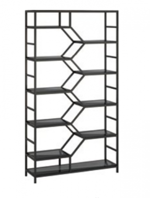 Étagère en métal. Cloison de designer. Étagères de luxe de style loft. Ensemble de 3 pièces pour armoire.