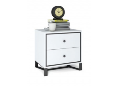 Table de chevet, table de nuit, commode, table d'appoint en acier inoxydable doré brillant