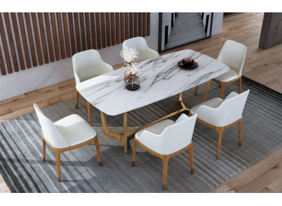 Ensemble de chaises de salle à manger avec table à manger 6 chaises tables de salle à manger tables de table salle à manger