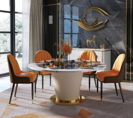 Ensemble de chaises de salle à manger de designer, ensemble de 4 chaises de table et de fauteuils.