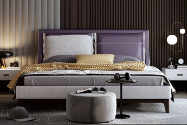 Designer Mobilier Italien Lit Chambre Double 180x200cm Lits