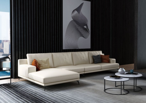 Conception Sofa rembourré Paysage vivant Canapé d'angle Rembourrage Siège Suite Canapé
