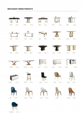 Design Table Ronde 4x Chaises à Accoudoirs Salle à Manger Siège Rembourré Tables Rondes