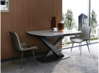 Design Groupe de salle à manger Table + 2 chaises Siège Suite de rembourrage Tables dossier