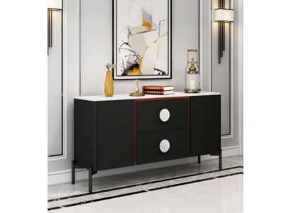 Designer italien Kommode Sideboard Schrank Regal Metall Luxus Wohnen