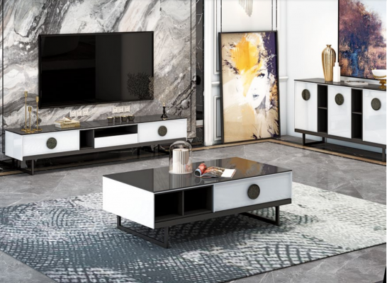 Commode + Table basse + Meuble TV Buffet nouveau mobilier design italien