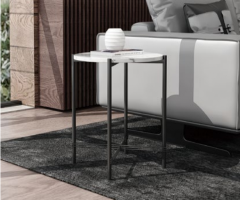 Table d'appoint Table ronde Table basse Table de canapé Salon Rond