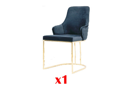 Chaise de salle à manger style italien Design de chaise moderne Rembourrage royal