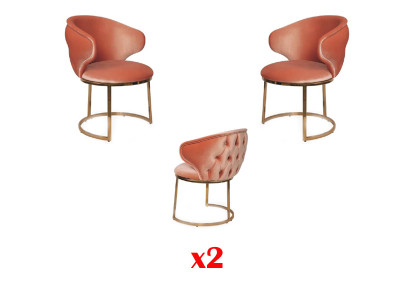 Groupe 2x chaises nouvelle salle à manger Suite tapisserie nouveau ensemble fauteuil de design