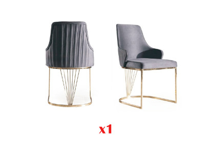 Chaise de salle à manger style italien fauteuil rembourré chaise de luxe chaises salon