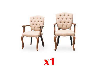Chaise de salle à manger Fauteuil Chaise Design Chaise rembourrée Chaises brunes