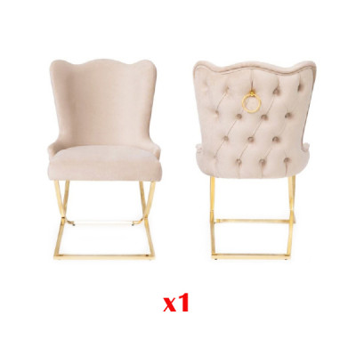 Club Lounge sans accoudoirs Luxe Chaise Moderne 1x Salle à manger Fauteuil avec accoudoirs