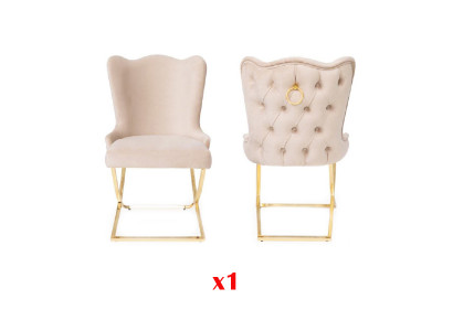 Club Lounge sans accoudoirs Luxe Chaise Moderne 1x Salle à manger Fauteuil avec accoudoirs