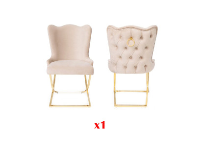 Club Lounge sans accoudoirs Luxe Chaise Moderne 1x Salle à manger Fauteuil avec accoudoirs