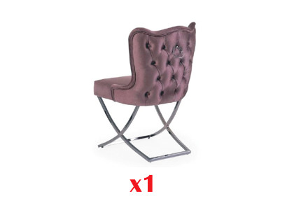 Chaise de salle à manger moderne sans accoudoir Chaises de salle à manger Design Textile