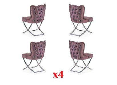 Fauteuil de la suite Chesterfield Ensemble en tissu Groupe d'ameublement ensemble 4x Hôtel nouveau