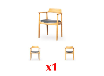 Chaises Rembourrage Bois Moderne Designer Siège Inclinable Fauteuil Salle à Manger