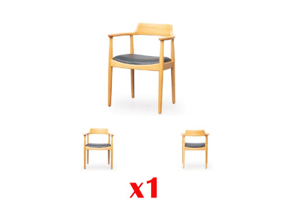 Chaises Rembourrage Bois Moderne Designer Siège Inclinable Fauteuil Salle à Manger