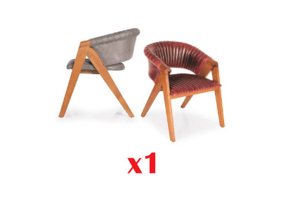 Salle à manger Restaurant Design Chaise 1x Chaises Fauteuil Groupe Tissu Textile