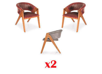 Salle à manger de la cuisine nouvel ensemble de groupe de chaises 2x groupes de chaises suite