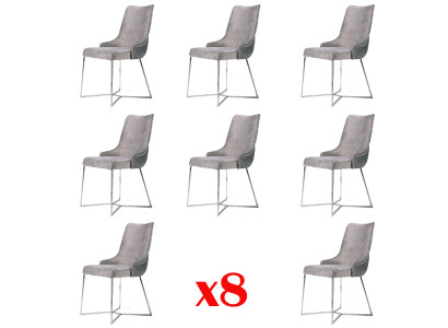 Suite complète de salon 8 pièces nouvel ensemble de chaises de salle à manger