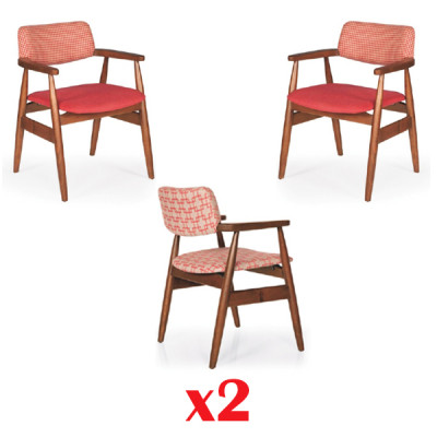 Ensemble de sièges rembourrés pour nouvel ensemble de chaises de salle à manger industrielle pour restaurant