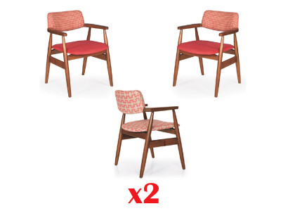 Ensemble de sièges rembourrés pour nouvel ensemble de chaises de salle à manger industrielle pour restaurant