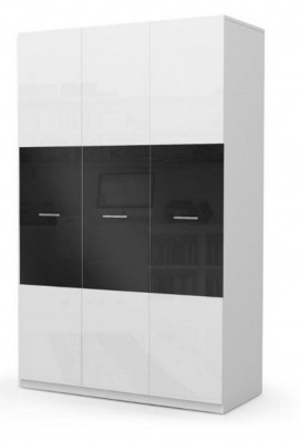 Étagère Armoire Armoire pour Chambre Enfants Adolescents Noir