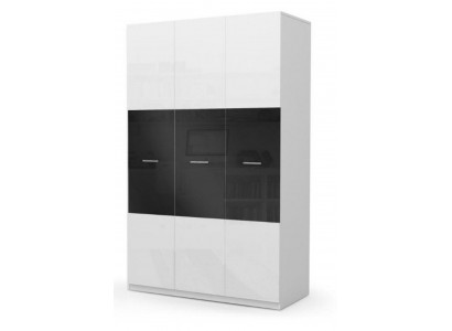 Étagère Armoire Armoire pour Chambre Enfants Adolescents Noir