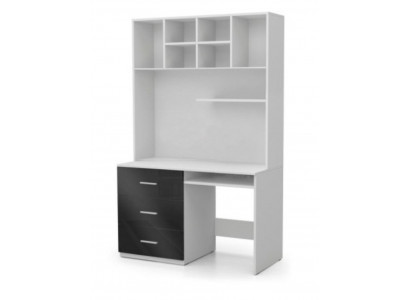 Le bureau noir Table Bureau Chambre enfant Chambre de jeunes Tableaux nouveaux haute brillance