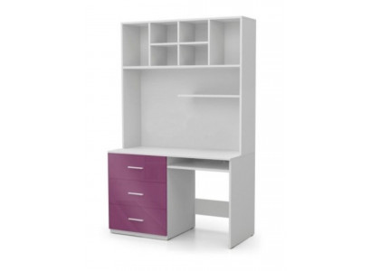 Bureau Laqué Violet Brillant Table Bureau Chambre Enfants Chambre Jeunes Tables Nouvelles