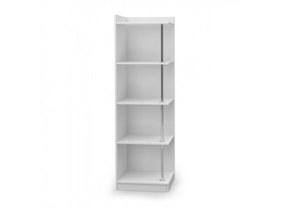 Étagère Bibliothèque Coin Armoire Penderie en bois pour chambre d'enfants Chambre de jeunes Blanc