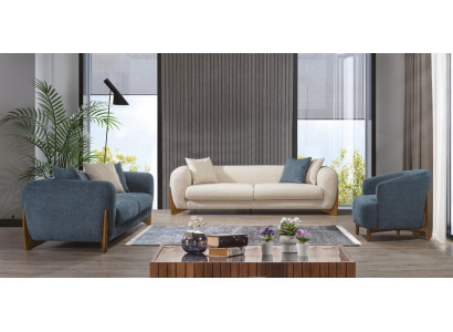 Ensemble de canapés mobilier de style italien: Canapé 3+3+1 place