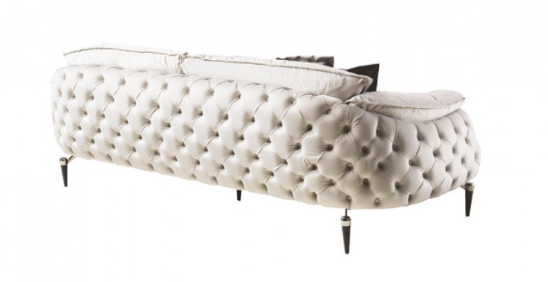 Canapé Chesterfield avec ensemble de canapé en bois textile 331 Set Upholstery de siège