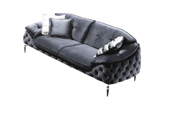 Canapé trois places Chesterfield Rembourrage Canapés en tissu Canapé en cuir Mobilier neuf
