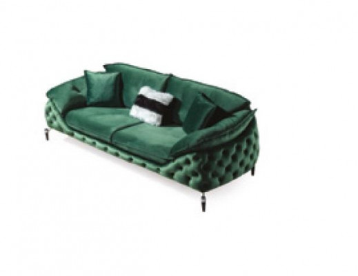 Canapé trois places Chesterfield Rembourrage Canapés en tissu Canapé en cuir Mobilier neuf