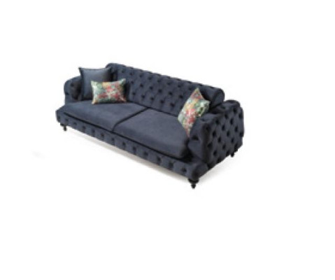 Ensemble de canapé Canapé 3+3+1 Chesterfield Fauteuil Meubles Ensemble de rembourrage multicolore