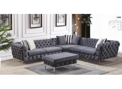 Canapé d'angle Canapé d'angle Canapés Canapé Chesterfield Paysage de vie