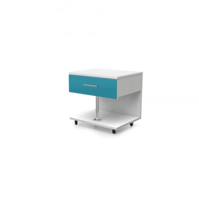 Lit + Table de chevet - Mobilier de chambre pour enfants Lits Bleus 2 pièces. Ensemble neuf